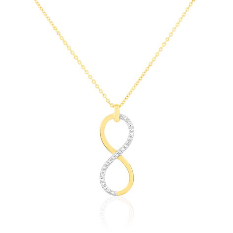 Collier Infino Or Jaune Diamant - Colliers avec pierres Femme | Marc Orian
