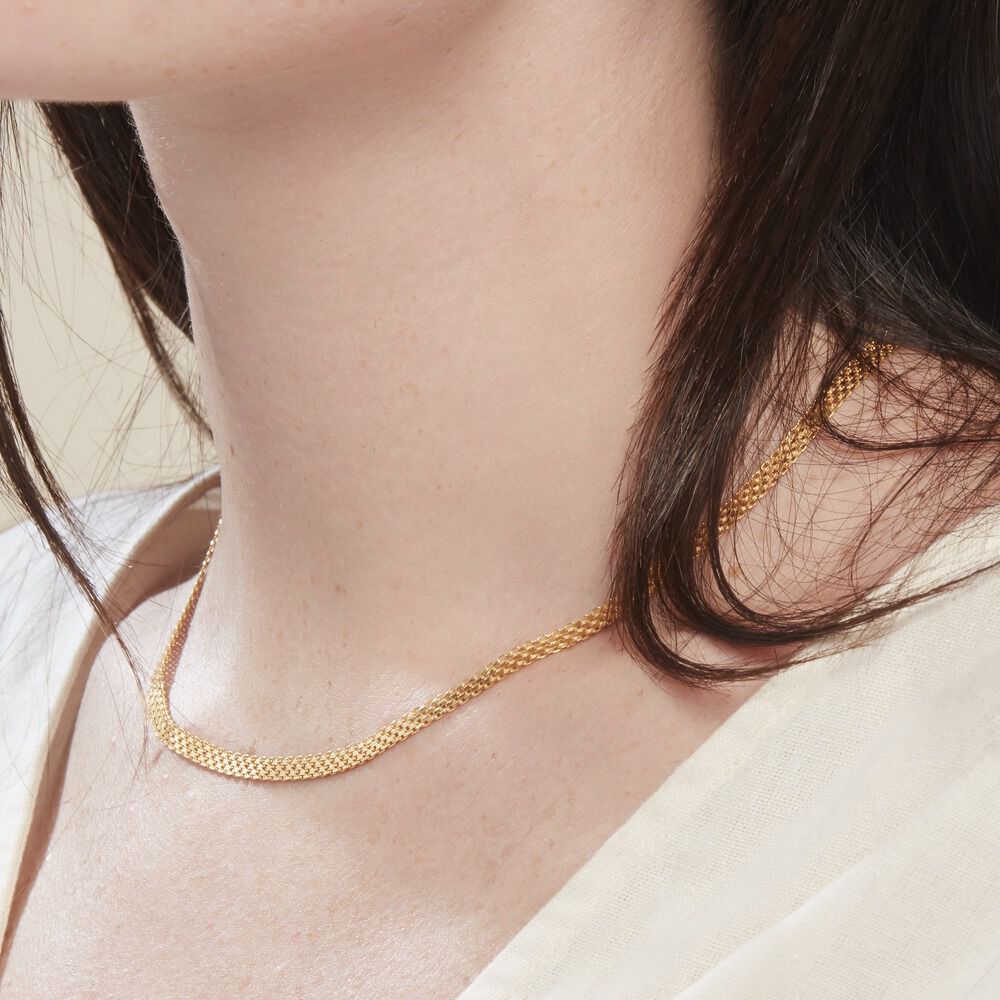 Collier Argent Jaune Carola - Chaines Femme | Marc Orian