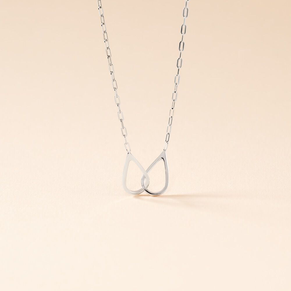 Collier Les Inseparables Argent Blanc - Colliers fantaisie Femme | Marc Orian