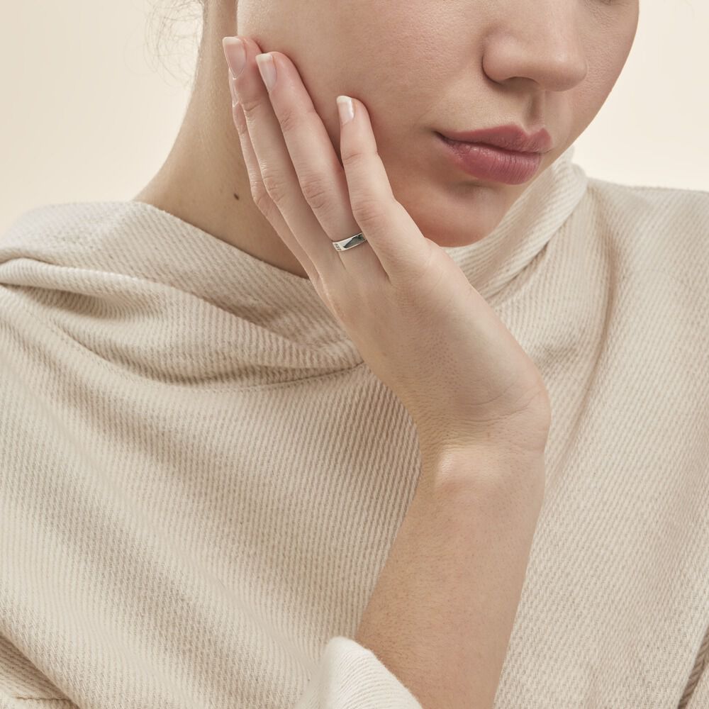Bague Soha Or Blanc Diamant - Bagues pierres précieuses Femme | Marc Orian