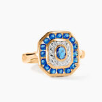 Bague Hans Plaqu&eacute; Or Oxyde Pierre - Bagues avec pierre Femme | Marc Orian