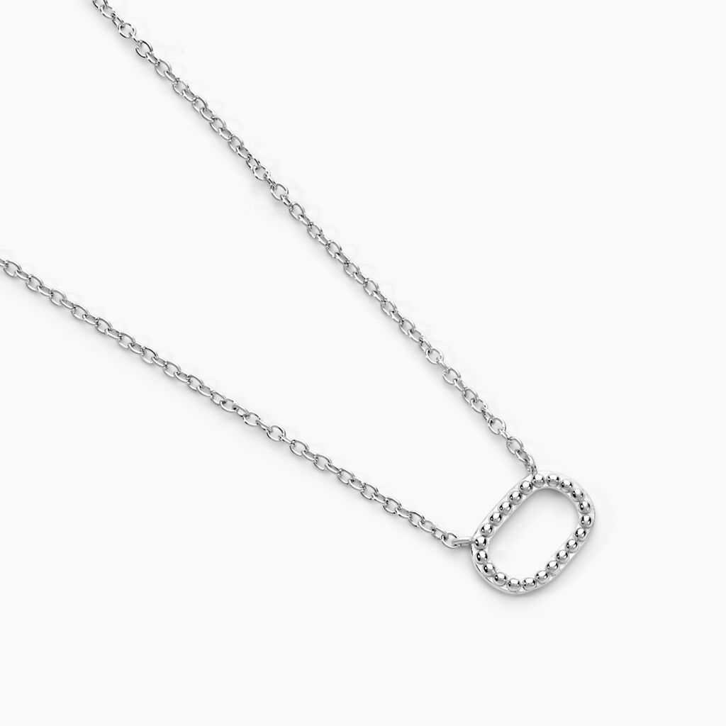 Collier Clem Argent Blanc - Colliers fantaisie Femme | Marc Orian