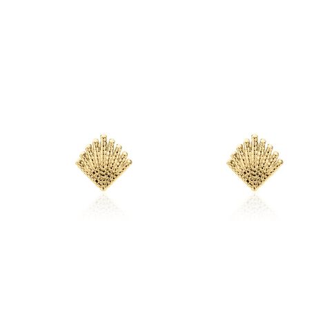 Boucles D'oreilles Puces Christabella Plaqué Or Jaune - Puces Femme | Marc Orian