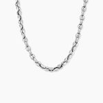 Collier Jourdan Homme Mikeno Acier Blanc - Colliers Homme | Marc Orian