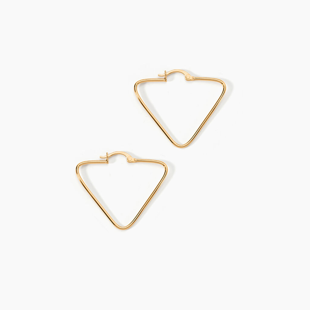 Créoles Doris Plaqué Or Jaune - Nouveautés Femme | Marc Orian