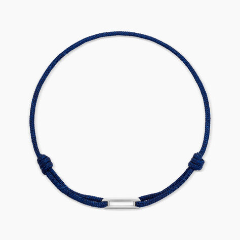 Bracelet Bronx Argent Blanc - Bracelets cordons Homme | Marc Orian