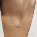 Collier Argent Blanc Augusts Oxydes De Zirconium - Colliers avec pierres Femme | Marc Orian