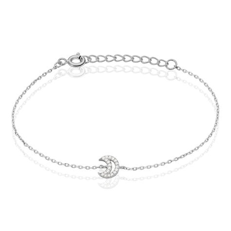 Bracelet Philine Argent Blanc Oxyde De Zirconium - Bracelets chaînes Femme | Marc Orian