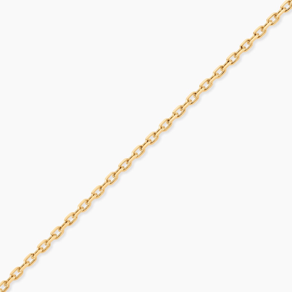 Cha&icirc;ne Igoa Maille For&ccedil;at Diamantee Or Jaune - Chaines Femme | Marc Orian