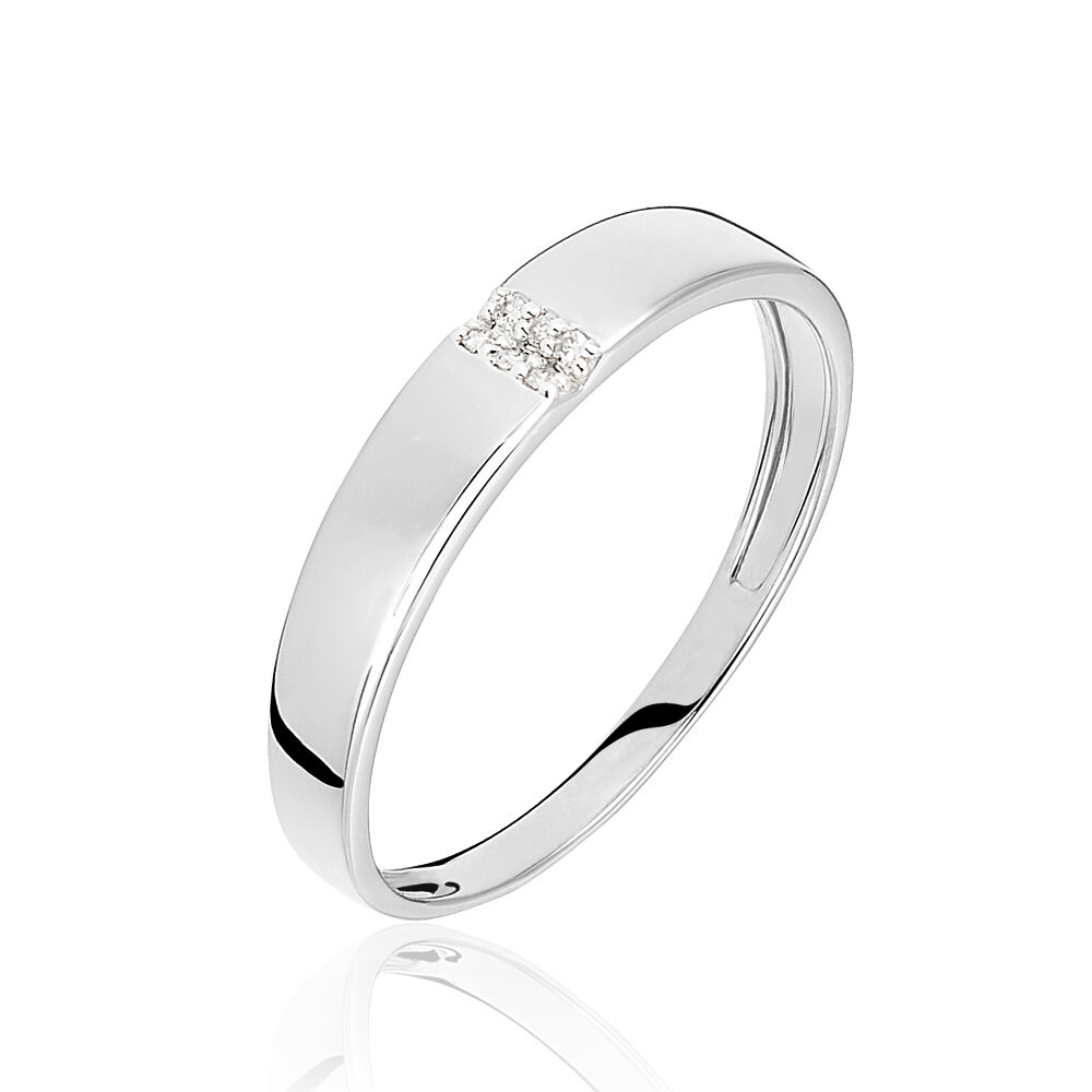 Bague Soha Or Blanc Diamant - Bagues pierres précieuses Femme | Marc Orian