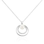 Collier Oksana Argent Blanc Perle De Culture - Colliers avec pierres Femme | Marc Orian