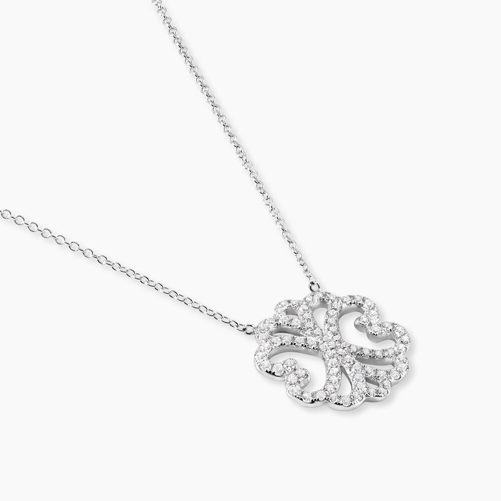 Collier Isse Argent Blanc Oxyde De Zirconium - Colliers avec pierres Femme | Marc Orian