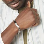 Bracelet Acier Blanc Joanano - Gourmettes Homme | Marc Orian