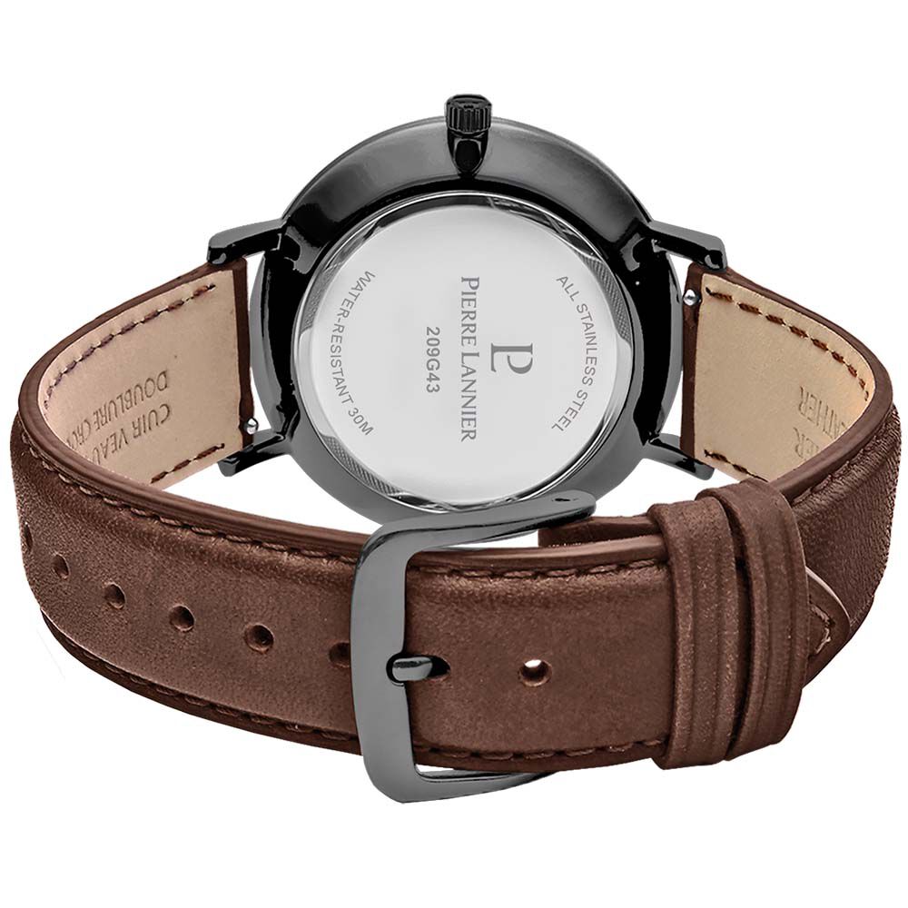 Montre Pierre Lannier Inti Noir - Montres classiques Homme | Marc Orian