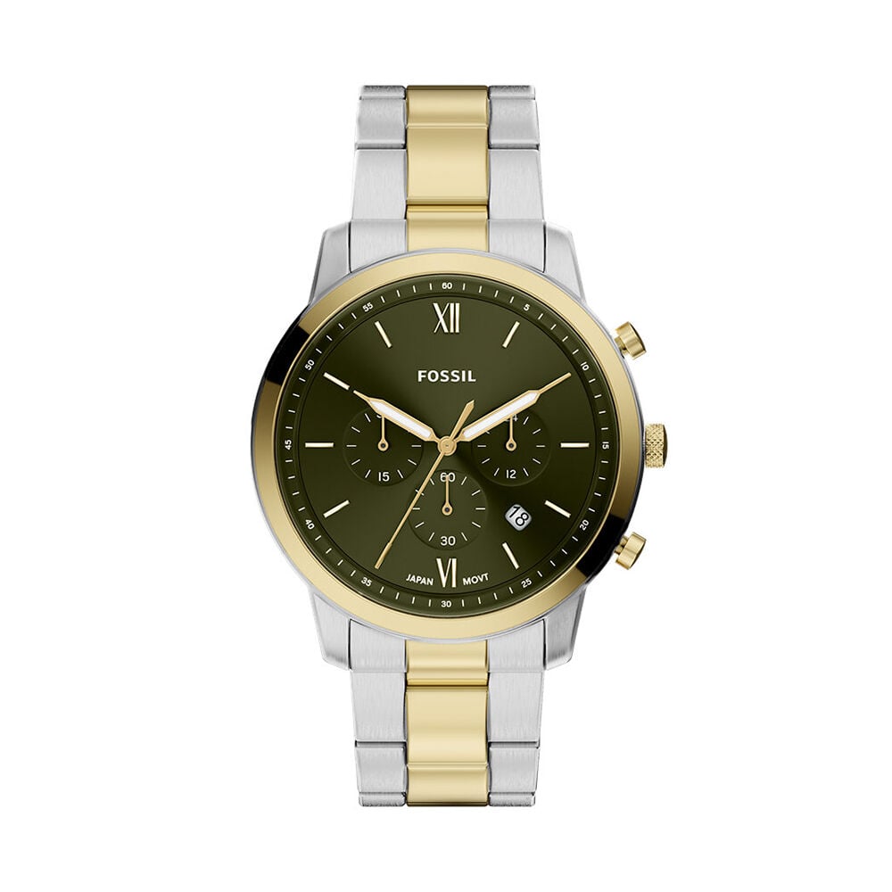 Montre Fossil Neutra Chrono Vert - Montres &eacute;tanches Homme | Marc Orian