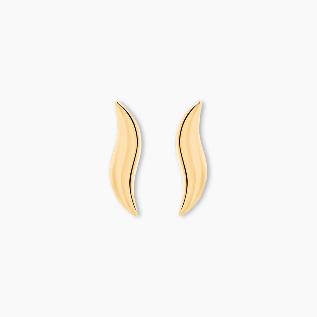 Boucles D'oreilles Puces Merrion Or Jaune - Puces Famille | Marc Orian