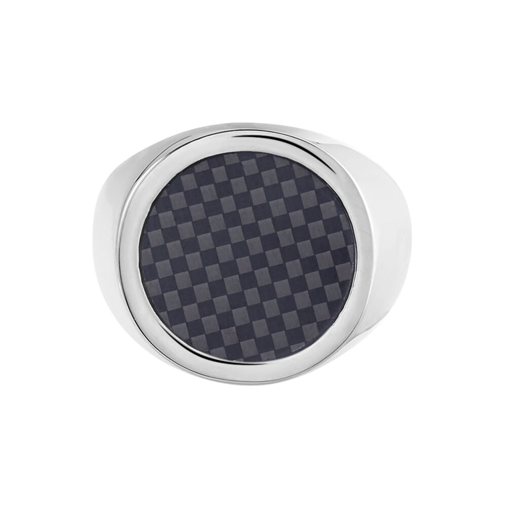 Chevali&egrave;re Phebus Him Acier Blanc - Bijoux fantaisie Homme | Marc Orian