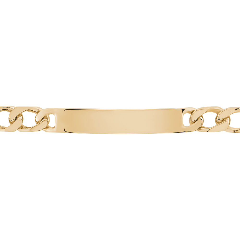 Bracelet Identité Bixente Plaqué Or Jaune - Gourmettes Homme | Marc Orian