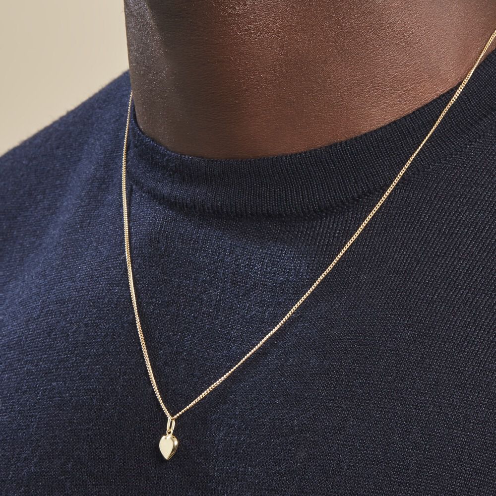 Pendentif Eudocie Coeur Lisse Or Jaune - Pendentifs Famille | Marc Orian