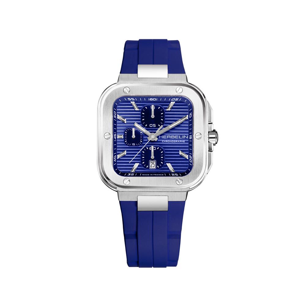 Montre Herbelin Cap Camarat Square Bleu - Montres &eacute;tanches Homme | Marc Orian