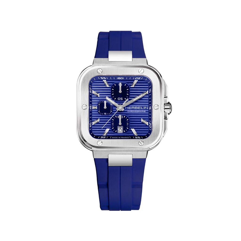 Montre Herbelin Cap Camarat Square Bleu - Montres &eacute;tanches Homme | Marc Orian