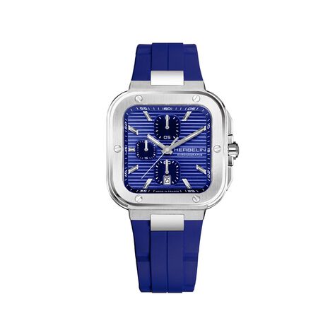 Montre Herbelin Cap Camarat Square Bleu - Montres &eacute;tanches Homme | Marc Orian