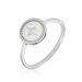 Bague Izarra Argent Blanc Nacre - Bagues de promesse Femme | Marc Orian