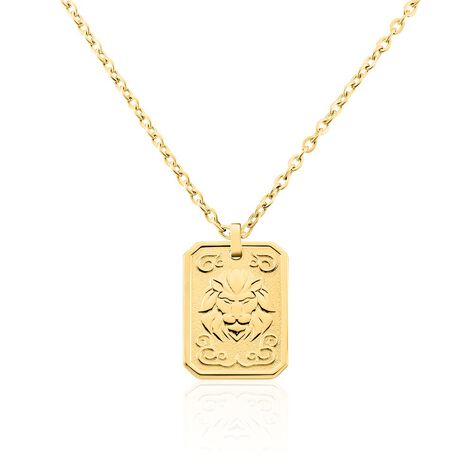 Collier Phebus Him Acier Jaune - Colliers fantaisie Homme | Marc Orian