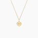 Pendentif Eudocie Coeur Lettre Or Jaune - Pendentifs Femme | Marc Orian