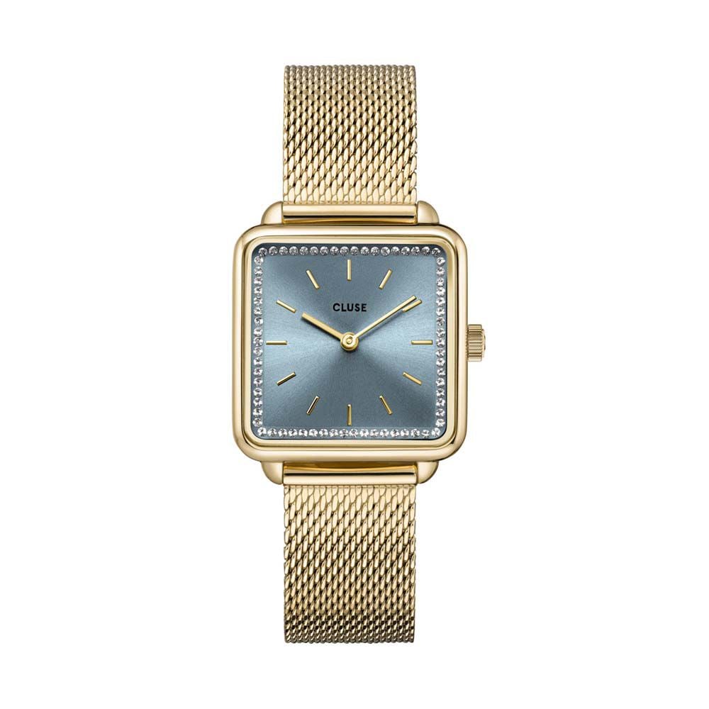 Montre cluse online femme carre or