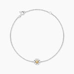 Bracelet Or Jaune Argent Blanc Oxyde De Zirconium - Bracelets cha&icirc;nes Femme | Marc Orian