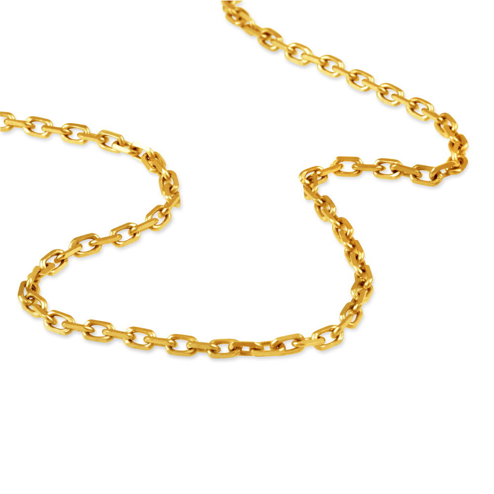 Cha&icirc;ne Igoa Maille For&ccedil;at Diamantee Or Jaune - Chaines Famille | Marc Orian