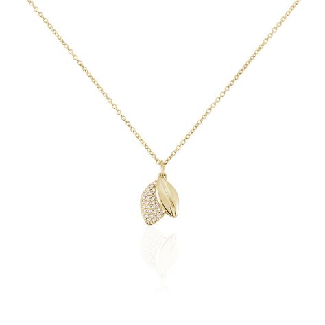 Collier Plaqué Or Jaune Simao Oxydes De Zirconium - Colliers avec pierres Femme | Marc Orian
