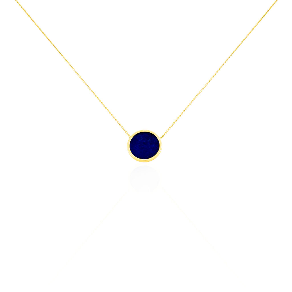 Collier Florica Or Jaune Lapis Lazuli - Colliers avec pierres Femme | Marc Orian