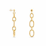 Boucles D'oreilles Pendantes Lina Acier Dor&eacute; - Pendantes Femme | Marc Orian