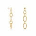 Boucles D'oreilles Pendantes Lina Acier Dor&eacute; - Pendantes Femme | Marc Orian