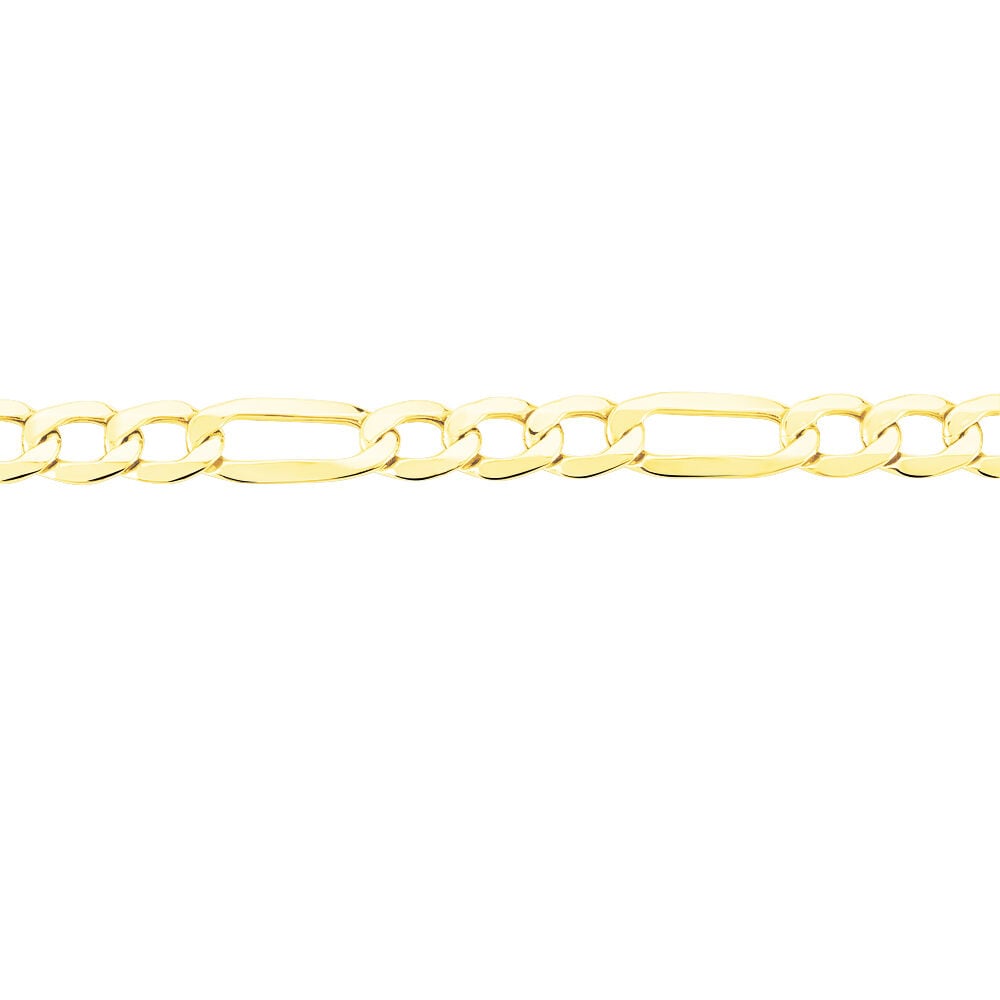 Bracelet Or Jaune Maille Altern&eacute;e - Bracelets mailles Homme | Marc Orian