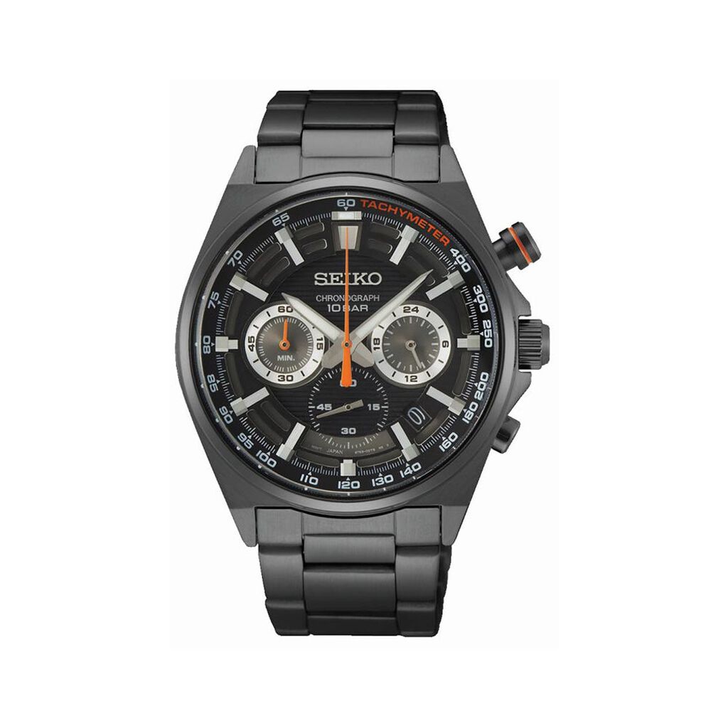Montre Seiko Sport Noir - Montres étanches Homme | Marc Orian