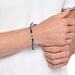 Bracelet Tommy Hilfiger Braided Metal Acier Blanc - Bracelets chaînes Homme | Marc Orian