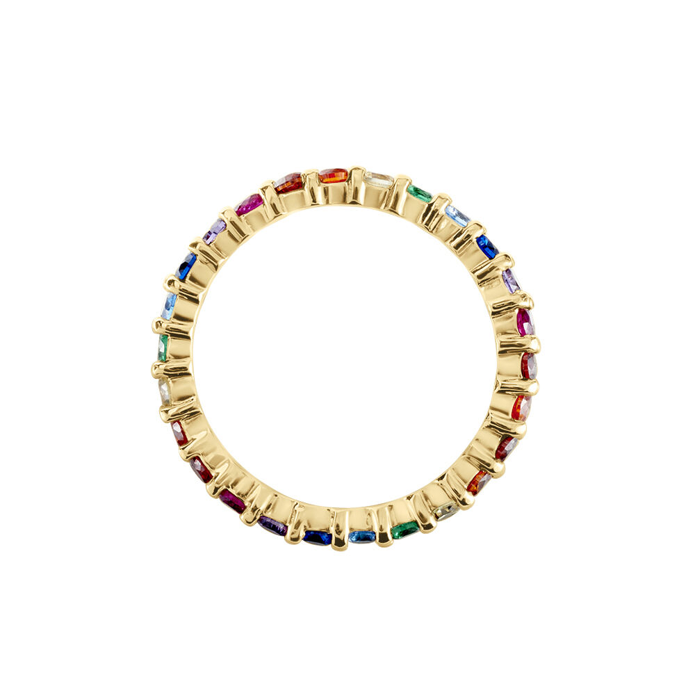 Bague Kaelea Plaqué Or Jaune Oxyde De Zirconium - Bagues avec pierre Femme | Marc Orian
