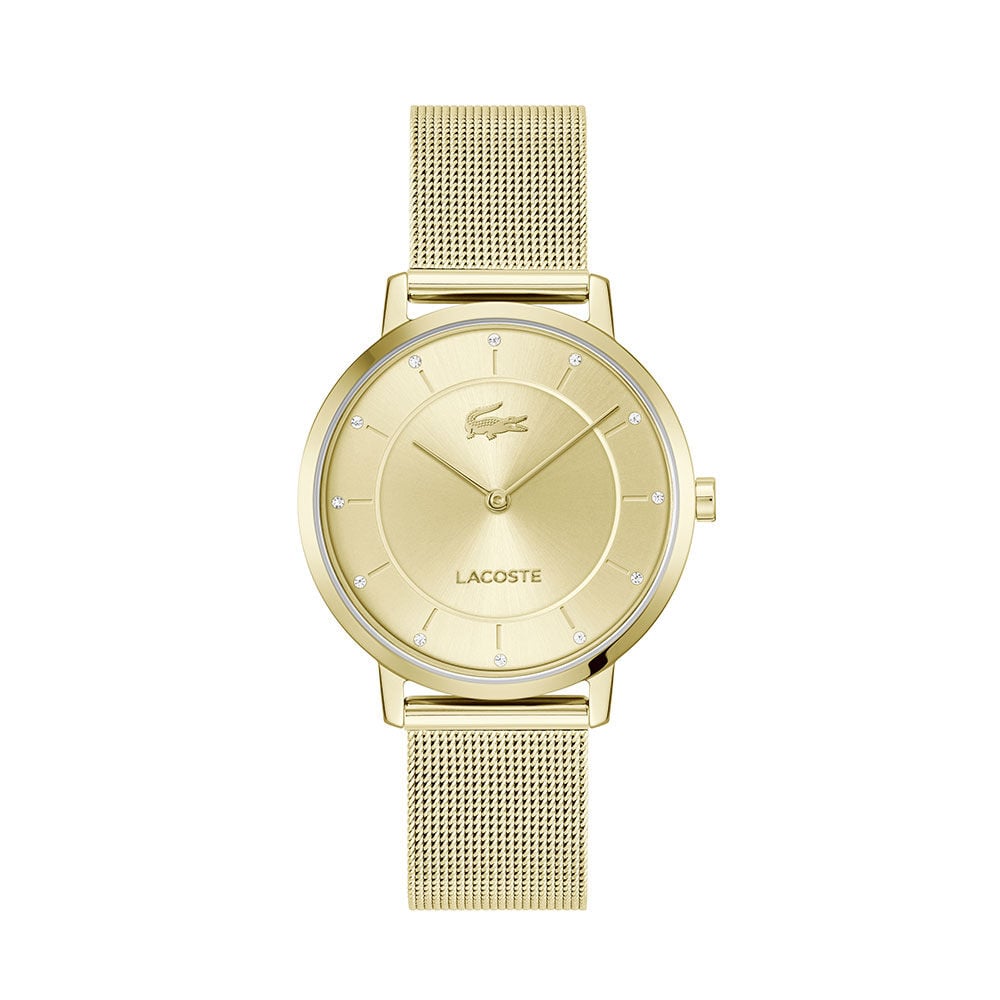 Montre Lacoste Crocorigin Doré - Nouveautés Femme | Marc Orian