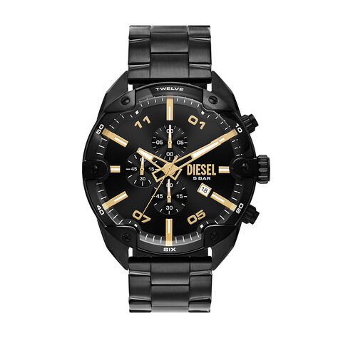 Montre Diesel Spiked Noir - Montres &eacute;tanches Homme | Marc Orian