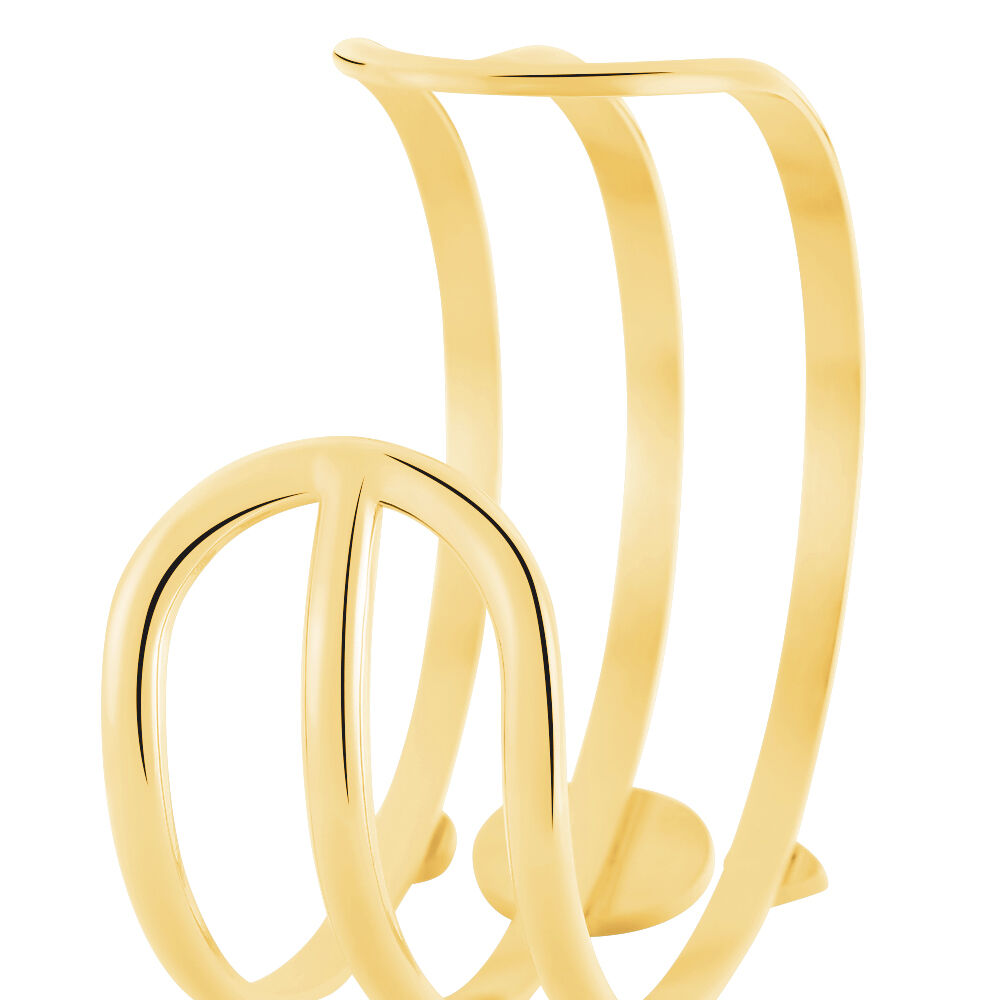 Bracelet Jonc Melissane Acier Jaune Pierre De Synthese - Bracelets joncs Femme | Marc Orian