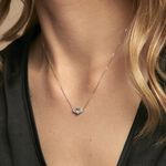 Collier Diapre Or Blanc Topaze Oxyde De Zirconium - Colliers avec pierres Femme | Marc Orian