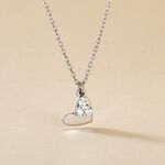 Collier Salli Argent Blanc Oxyde De Zirconium - Colliers avec pierres Femme | Marc Orian