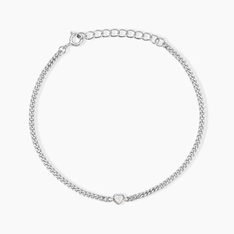 Bracelet Eternity Argent Blanc Oxyde De Zirconium - Bracelets fantaisie Femme | Marc Orian