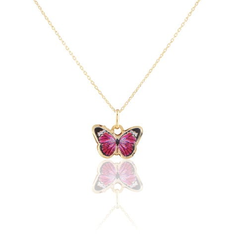 Collier Sulivia Papillon Or Jaune - Colliers ete Enfant | Marc Orian