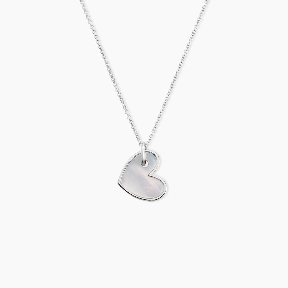 Collier Charla Argent Blanc Nacre - Colliers avec pierres Femme | Marc Orian