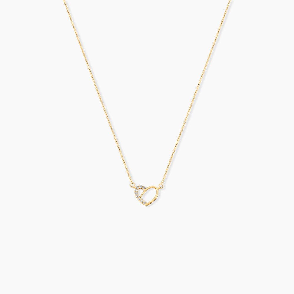 Collier Jada Or Jaune Oxyde De Zirconium - Colliers avec pierres Femme | Marc Orian