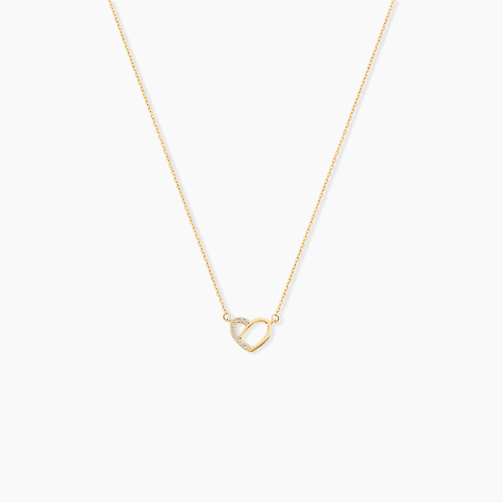 Collier Jada Or Jaune Oxyde De Zirconium - Colliers avec pierres Femme | Marc Orian